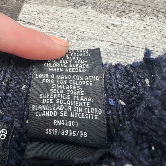 Vintage 90s Knightbridge Blue Argyle Mens L Wool Blend Crewneck Pullover Sweater - Picture 7 of 9